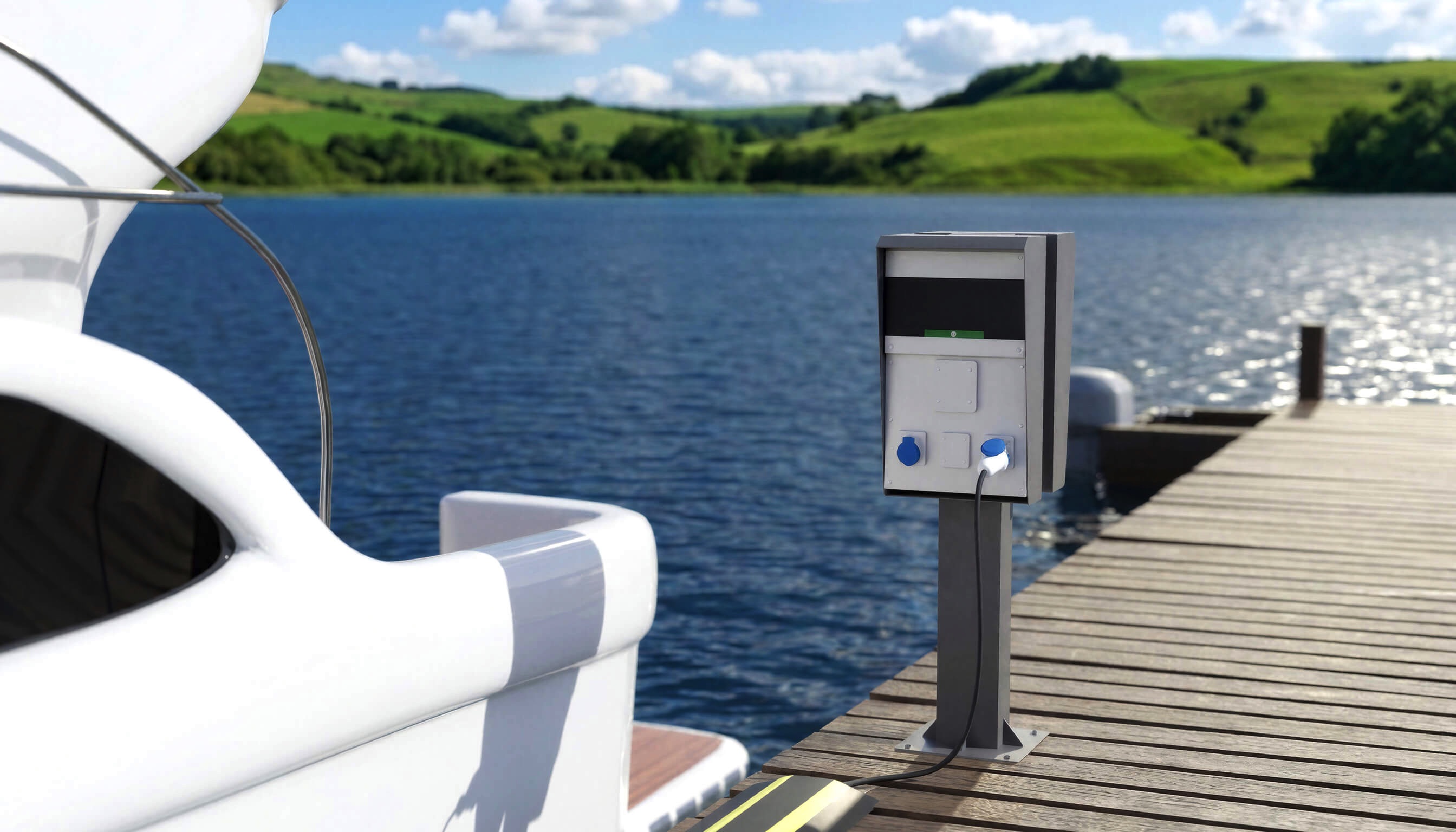 CRUISER UNIT INSTALLED AT MARINA LOCATION